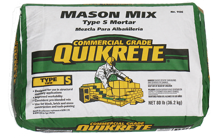 Type S Pre-Mixed Mason Mix - Limited Time Offers